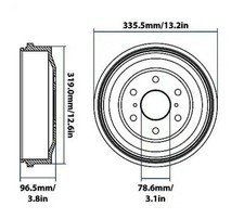 CARQUEST YH274983 BRAKE DRUM picture