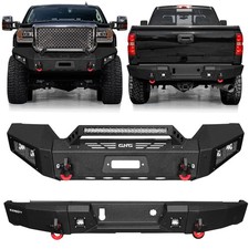 Vijay Front/Rear Bumper Fits 2015-2019 GMC Sierra 2500HD/3500HD W/LED Lights picture