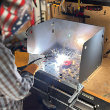 Portable Folding Welding Booth Station Steel Spark Shield MIG TIG Stick Grinding picture