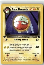 Dark Electrode Uncommon Team Rocket 34/82 1st Edition NM picture