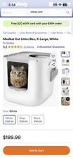 Modkat® Flip Litter Box, Front-Entry, Full Height Seamless Base, Reusable L picture