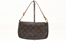 Louis Vuitton Monogram Pochette Accessoires M51980 Hand Bag VI0032 Vintage picture