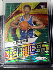 VJ Edgecombe - 2025-26 Panini Prizm Fearless - Green Pulsar #1/25 BOOKEND picture