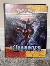 Pokemon Official HS Undaunted Ultra Pro 9 Pocket Album Rare Vintage Umbreon picture