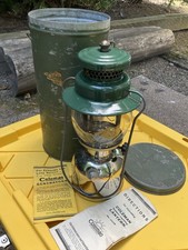 Coleman Handy Pail 242 W/Coleman 242B Green & Nickel Lantern Parts picture