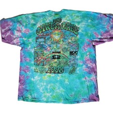 Vintage 1998 Grateful Dead Concert Shirt Mens XL Custom Tie Dyed The Other Ones picture