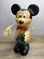 Vintage Walt Disney Mickey Mouse Windup Toy | Gabriel Bronx NY 1978 Works picture