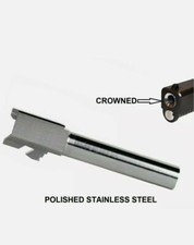 G23/32 TARGET FLUSH  Barrel for Glock 23 Conversion to 9mm Stainless POLISHED picture