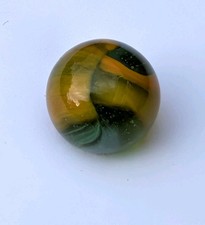 Vintage Antique Peltier Marble Emerald Tiger Rare .58