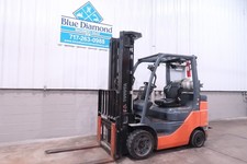 2020' Toyota Forklift, 8FGCU30, 6,000 Cushion, LP Gas, Triple, Sideshift, Low Hr picture