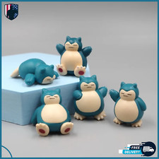 5 Pcs Mini Snorlax Figures Set - Snorlax Toys - Cute Snorlax Decorations picture
