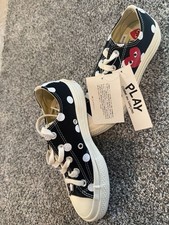 PLAY Comme des Garçons x Converse Chuck 70 Ox Polka Dot Black Sneakers picture