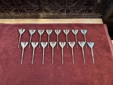 Vintage Ludwig Bass Drum Claws w/tension rods (lot of 16) picture