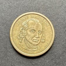 2007 P James Madison - United States One Dollar Coin 1809 - 1817 -  [VERY RARE] picture