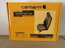 Covercraft Carhartt Seat Covers, 11-20 Dodge Durango 1st Row, Duck Weave Gravel picture
