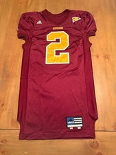 Vintage Team Issue Arizona State Sun Devils 2000 Adidas #2 Football Jersey Sz 44 picture