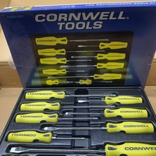 NEW Cornwell CSD810SY - 10 Piece Screwdriver Set Yellow Handle picture
