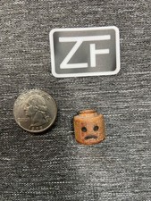 Zero Feud BrickMan Lanyard Bead - Medium Toasted Brown Micarta picture