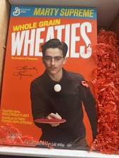 A24 Marty Supreme Wheaties Box Timothee Chalamet Limited Official Promo IN HAND picture