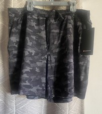 NWT LULULEMON Pace Breaker Short Men’s Camo Black Drawstring Sz XXL picture