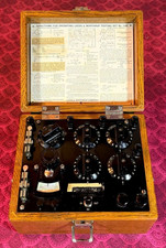 Vintage Leeds & Northrup No 5300 Type S Test Set - Wheatstone Bridge in Oak Case picture