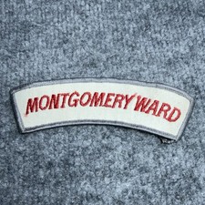 Vtg Montgomery Ward Uniform Employee Patch Sew Emblem Rare Advertising picture