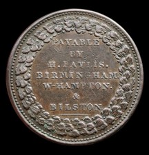 1811 King George III Penny Token Coin Copper Payable Staffordshire W1082 🍀GB UK picture
