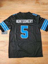 men's customized david montgomery #5 Detroit Lions Size s-Xl Stitched nwt picture