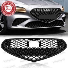 Front Bumper Grille Black For GENESIS G70 2022-2024 2025 W/ Sensor & Camera Hole picture