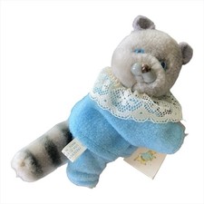 Vintage 1986 Eden Toys Beatrix Potter Tom Kitten Flocked Plush Figurine With Tag picture