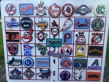 VINTAGE THROWBACK MLB MAGNETIC STANDING BOARD WITH 40 RUBBER MAGNETS NEW 2026 picture