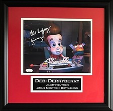 Debi Derryberry autographed inscribed framed 8x10 photo Jimmy Neutron JSA COA picture