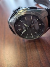 Casio Wave Ceptor Analog-Digital Stainless Steel Men's Watch WVA-M640 picture