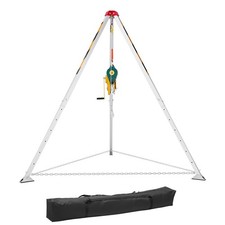 Uimoso Confined Space Tripod Kit with 2600 lbs Winch and 98.5ft Cable for Rescue picture