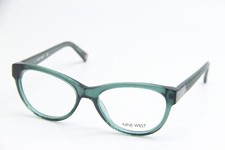 NEW NINE WEST NW 5111 324 CLEAR GREEN AUTHENTIC FRAMES EYEGLASSES 51-16 picture