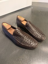 Bottega Veneta Interaccio woven leather slip on loafer 11.5 MSRP $1150 picture