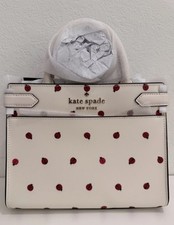 NWT Kate Spade Staci Small Ladybug Satchel Cream Multi KB438 Strap picture