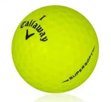 120 Callaway Supersoft Yellow Mint Used Golf Balls AAAAA *SALE* picture