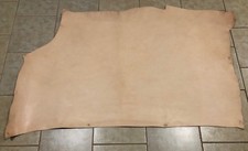 6/7oz. Leather Veg Tan cowhide Natural Tooling belts strap 12 to 14 square feet picture