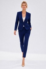 NEW Theory Pant Suit Size 0 Two Piece Set Trecca 2 Pants Lindrayia B Blazer Wool picture