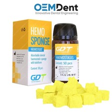 GDT Hemosponge Collagen Sponges With Iodoform, Dental Aid, 50pcs picture