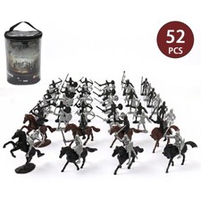 52x Medieval Soldiers Military Figures Roman Gladiator Knight Action Figure Toys picture