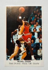 RARE 1987 Converse J. Merchante Spanish Stickers Michael Jordan #146 Bulls HOF picture