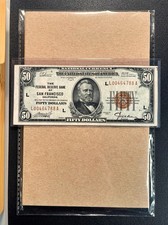 Fr. 1880-L 1929 $50 Federal Reserve Bank Note SAN FRANCISCO - VF/ XF picture