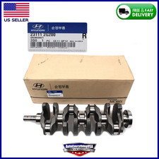 GENUINE Crankshaft Assy for 10-15 Sonata Santa Fe Optima Sorento 2.4L 231112G200 picture