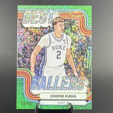 Topps 2024-25 Bowman U Best Cooper Flagg Duke BB-1 Best Ballers Green /99 RC picture