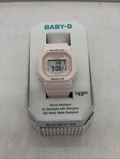 Casio Baby-G Digital Beige Pink Resin Strap Quartz BGD-565U-4 100M Women's Watch picture