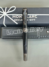 MONTBLANC Great Characters Muhammad Ali Fountain Pen Black w/ Pouch picture