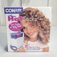 Vintage Conair More Hot Sticks Hairsetter HS19R 20 Rollers 1998 NOS New  picture