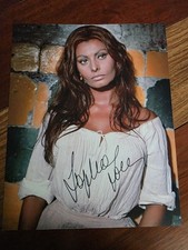 SOPHIA LOREN SIGNED AUTOGRAPHED HOT SEXY 8x10 PHOTO WOW picture